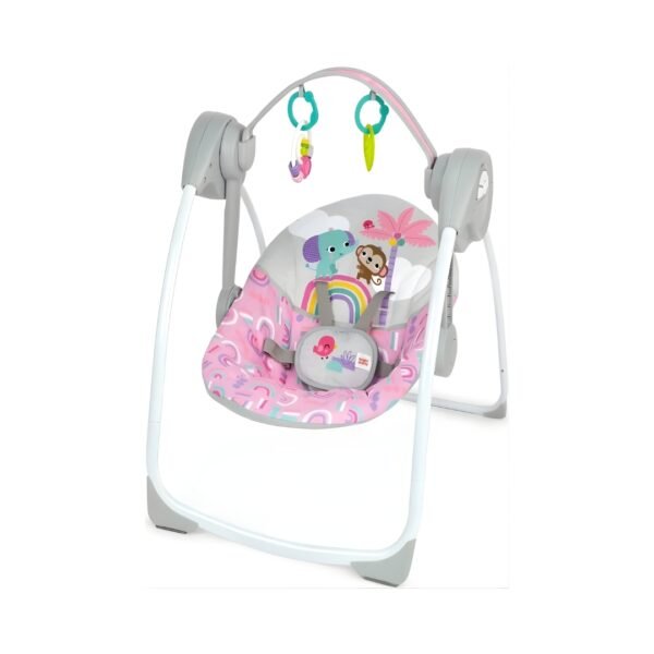 Baby Electric Swing with Musical Toys, Comfortable Seat and Safety Harness